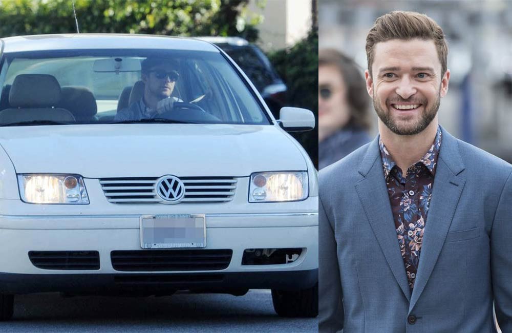 Justin Timberlake Volkswagen Jetta @jtimberlakeco / Twitter.com | @POPSUGAR / Pinterest.com