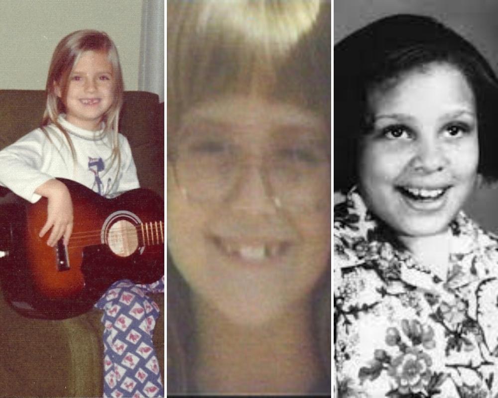 The three girls instantly became friends before a storm hit the campsite