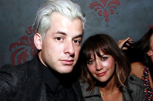 Mark Ronson and Rashida Jones